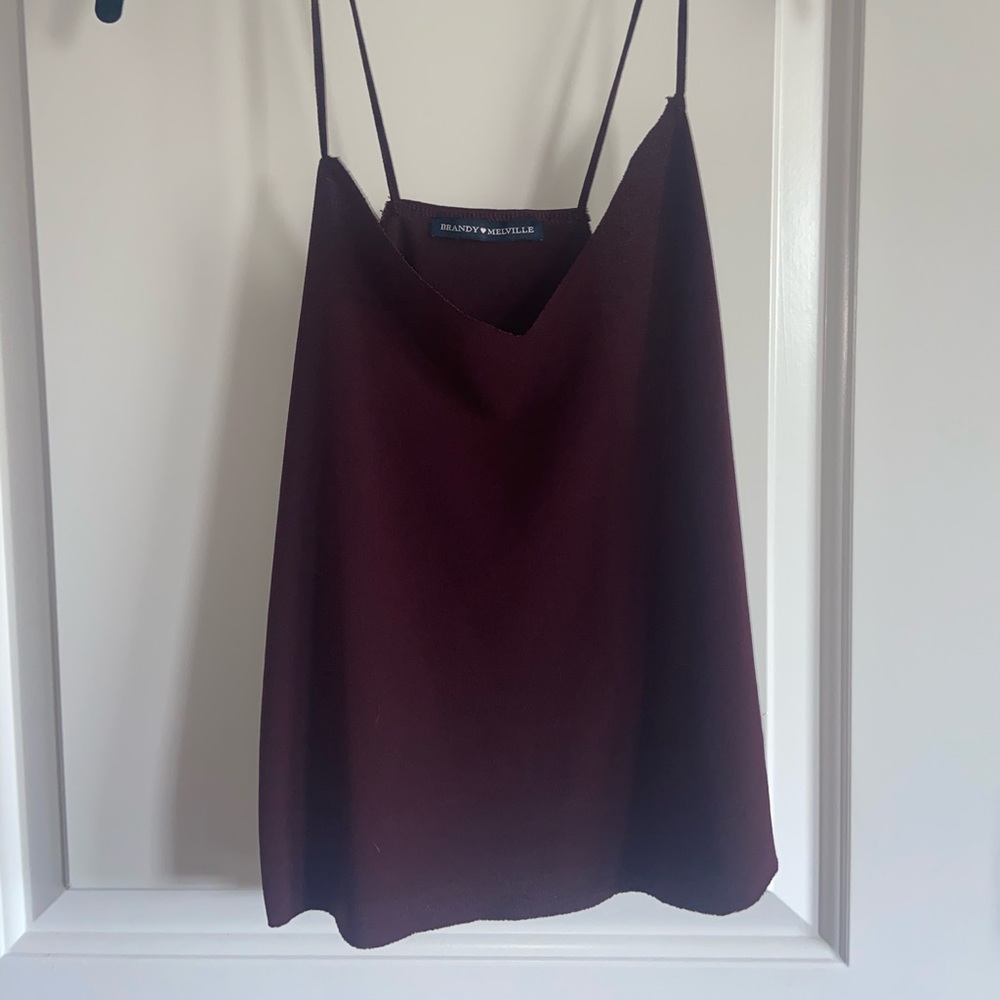Maroon tank top